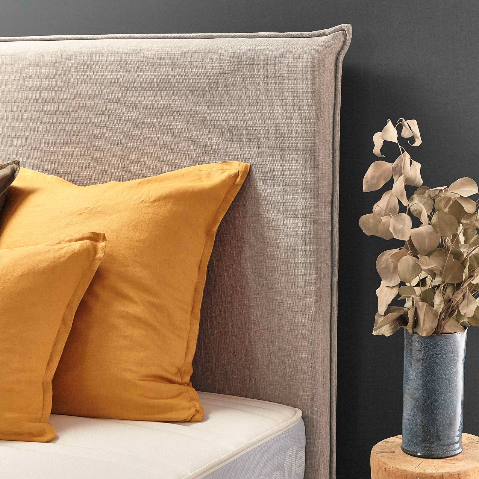 Kopfteil aus Stoff Maja