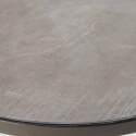 Runder Garten Couchtisch mit Betonoptik Ø 45 cm 