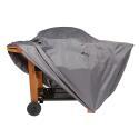 Rechteckige Grillabdeckung 170 x 100 x 90 cm grau