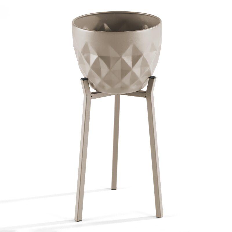 Set von 2 Metall-Blumentopf-Abdeckungen für Gemüsegarten auf Ständern  (2/6)