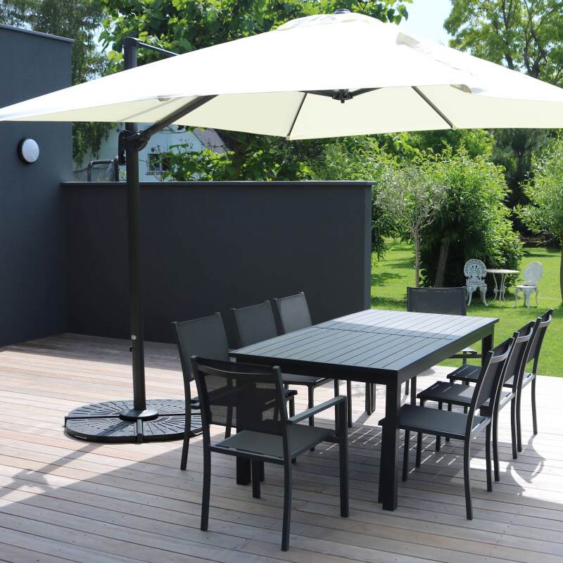 Set von 4 Sonnenschirmfliesen