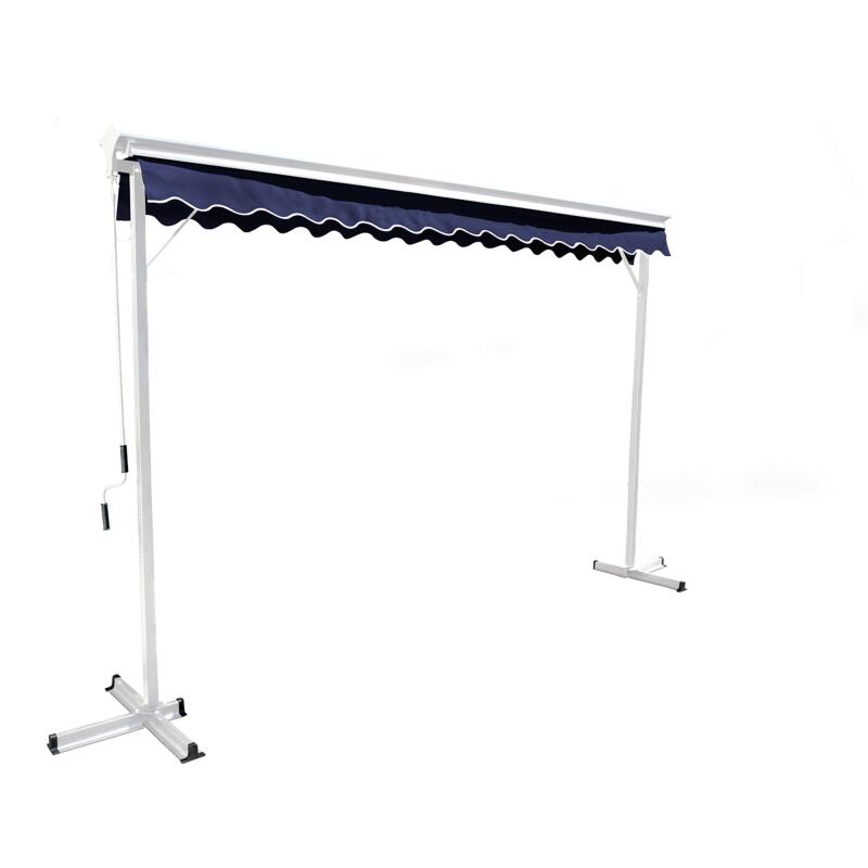 Set Doppelmarkise (3 x 3 m) + 4 beschwerten Platten  (2/4)