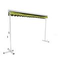 Set Doppelmarkise (3 x 3 m) + 4 beschwerten Platten