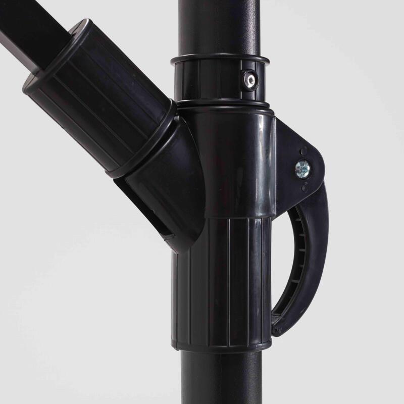 Set aus Quadratischer Ampelschirm(3 x 3 m) + 4 befüllbare Gewichtsplatten  (5/7)