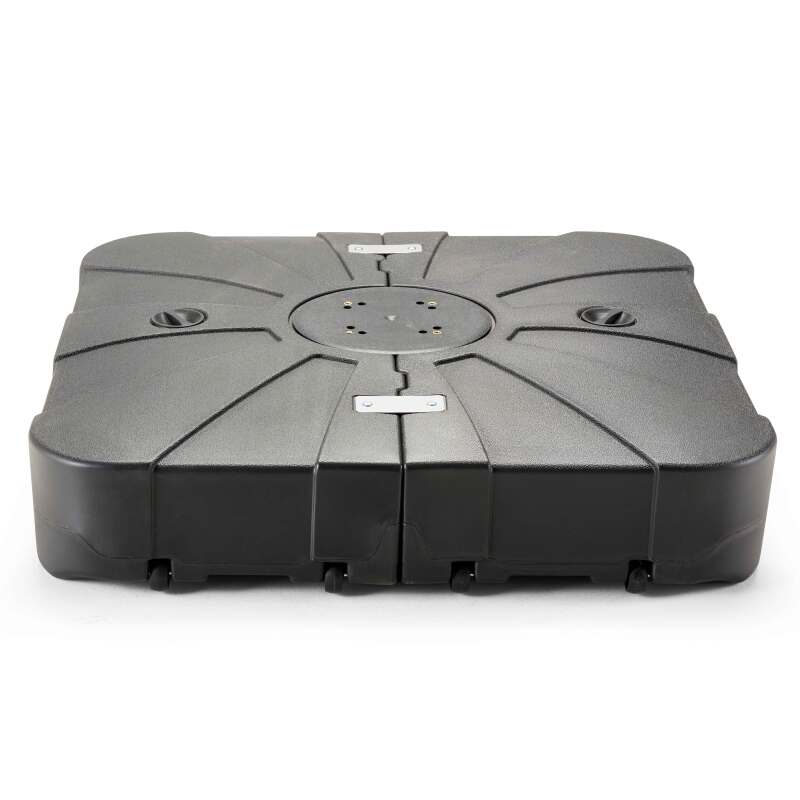 Set aus Ampelschirm (3 x 3M) drehbar um 360° + Gewichtsplatte auf Rädern 100 L 