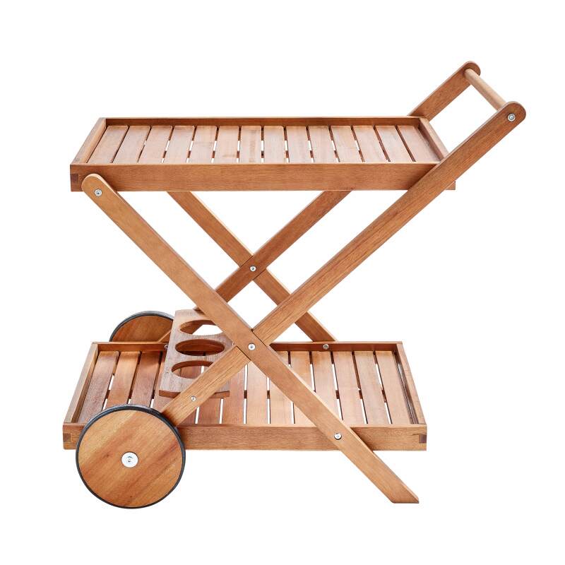 Rollwagen aus FSC®-zertifiziertem Eukalyptusholz für den Garten