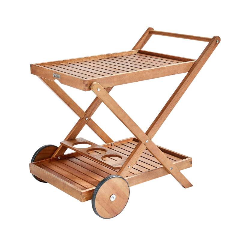 Rollwagen aus FSC®-zertifiziertem Eukalyptusholz für den Garten