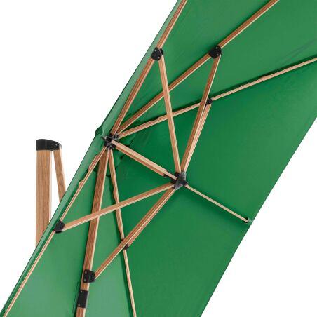 Set aus Ampelschirm (3 x 3m) + 4 beschwerte Platten  (4/6)