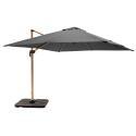 Set aus Sonnenschirm kippbar(3 x 3m) + 4 befüllbare Gewichtsplatten 