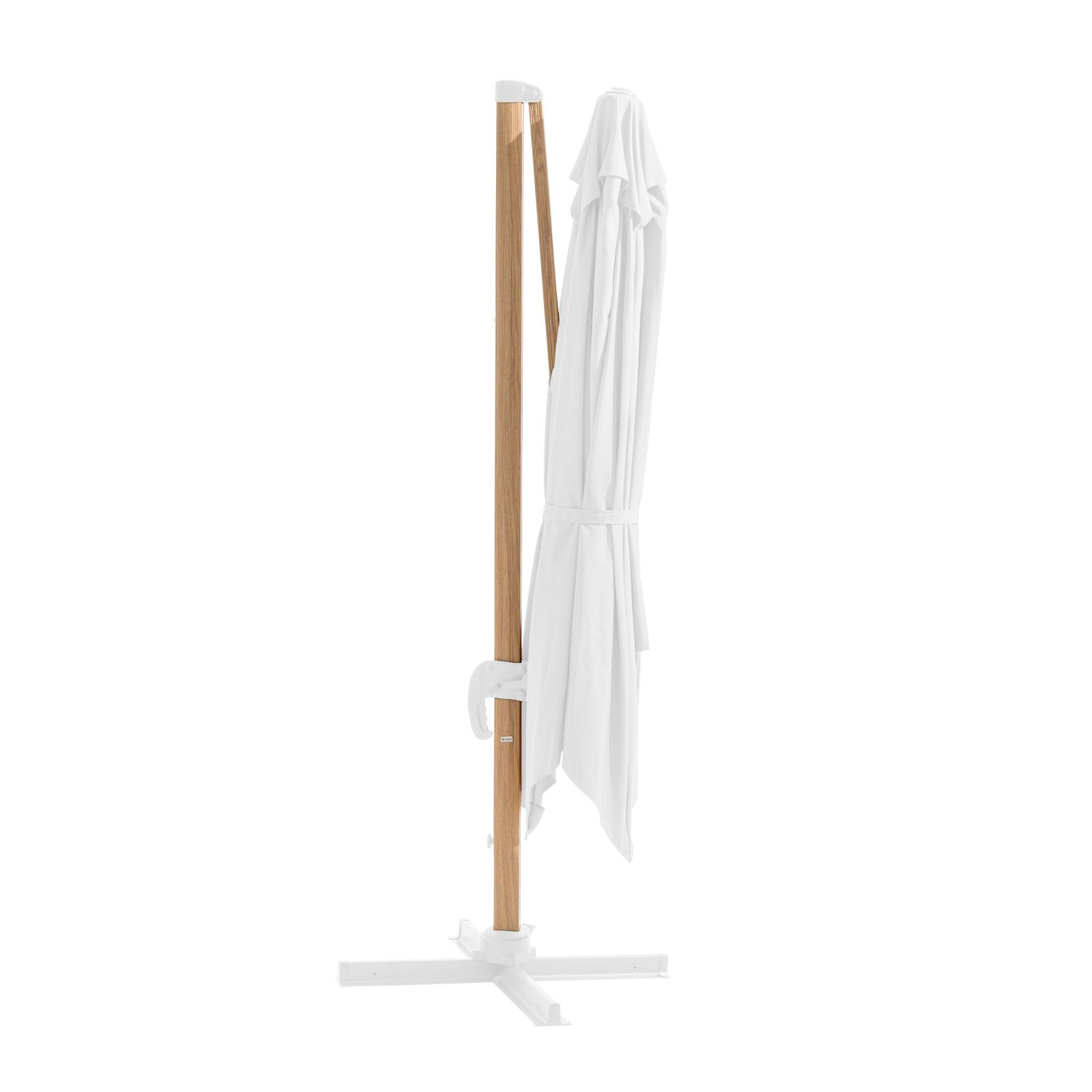 Set aus Sonnenschirm kippbar(3 x 3m) + 4 befüllbare Gewichtsplatten Set aus Sonnenschirm kippbar(3 x 3m) + 4 befüllbare Gewichtsplatten