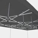 Faltpavillon Set 3x6m 300g/m² 40mm + 6 Gewichtsplatten