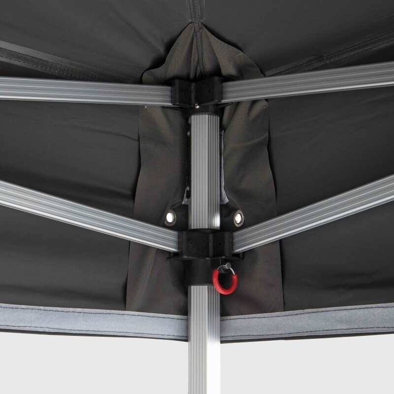 Faltpavillon Set 4x4m 300g/m² 40mm + 4 Gewichtsplatten