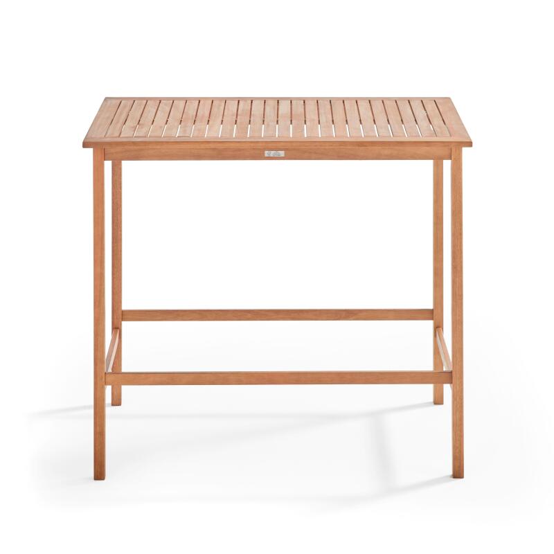 Hoher Garten-Hochtisch (120 x 70 x 110 cm) aus FSC®-zertifiziertem Eukalyptusholz