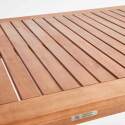 Hoher Garten-Hochtisch (120 x 70 x 110 cm) aus FSC®-zertifiziertem Eukalyptusholz