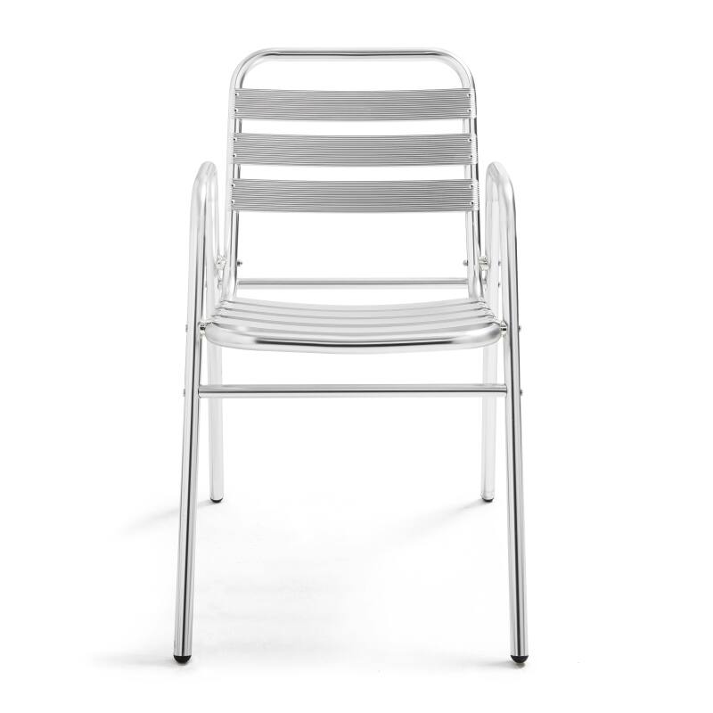 Gartenstuhl mit stapelbaren Aluminiumarmlehnen  (2/7)