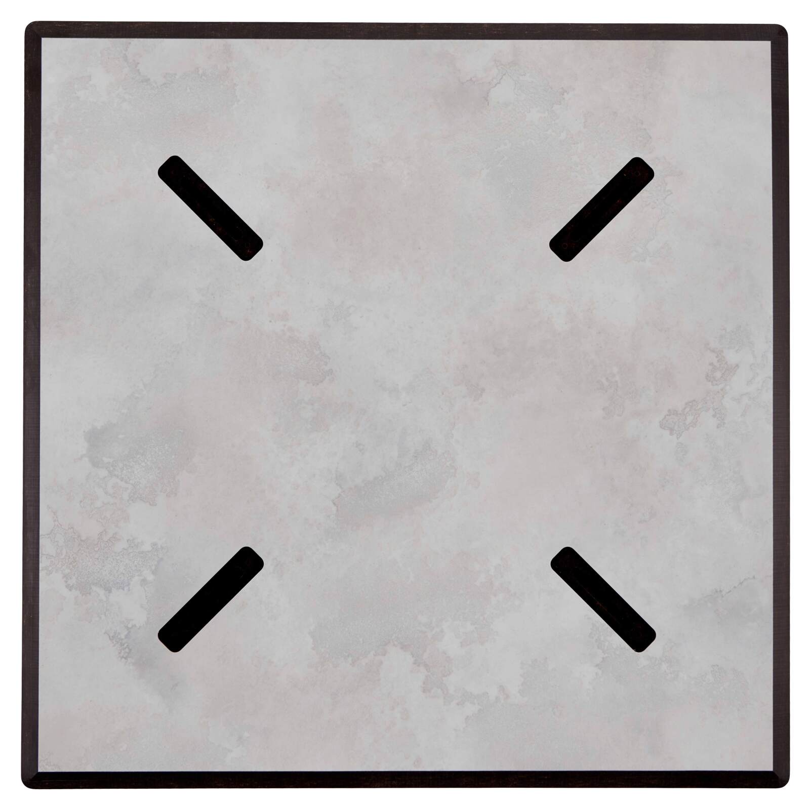 Quadratisches Tischplateau 70 x 70 cm aus HPL 