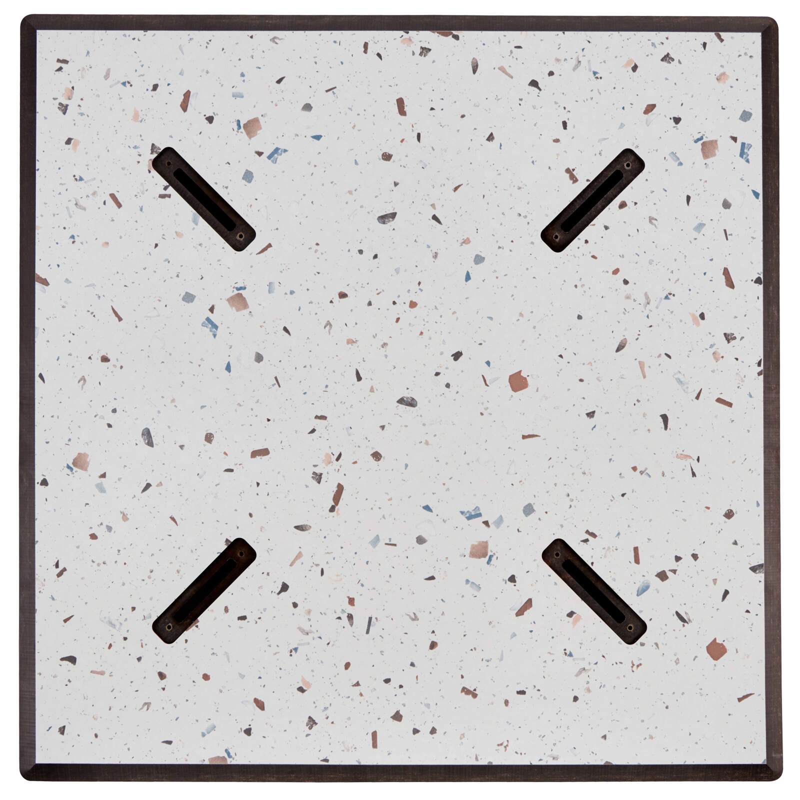 Quadratisches Tischplateau 60 x 60 cm aus HPL 