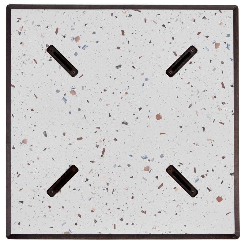 Quadratisches Tischplateau 60 x 60 cm aus HPL  (4/7)