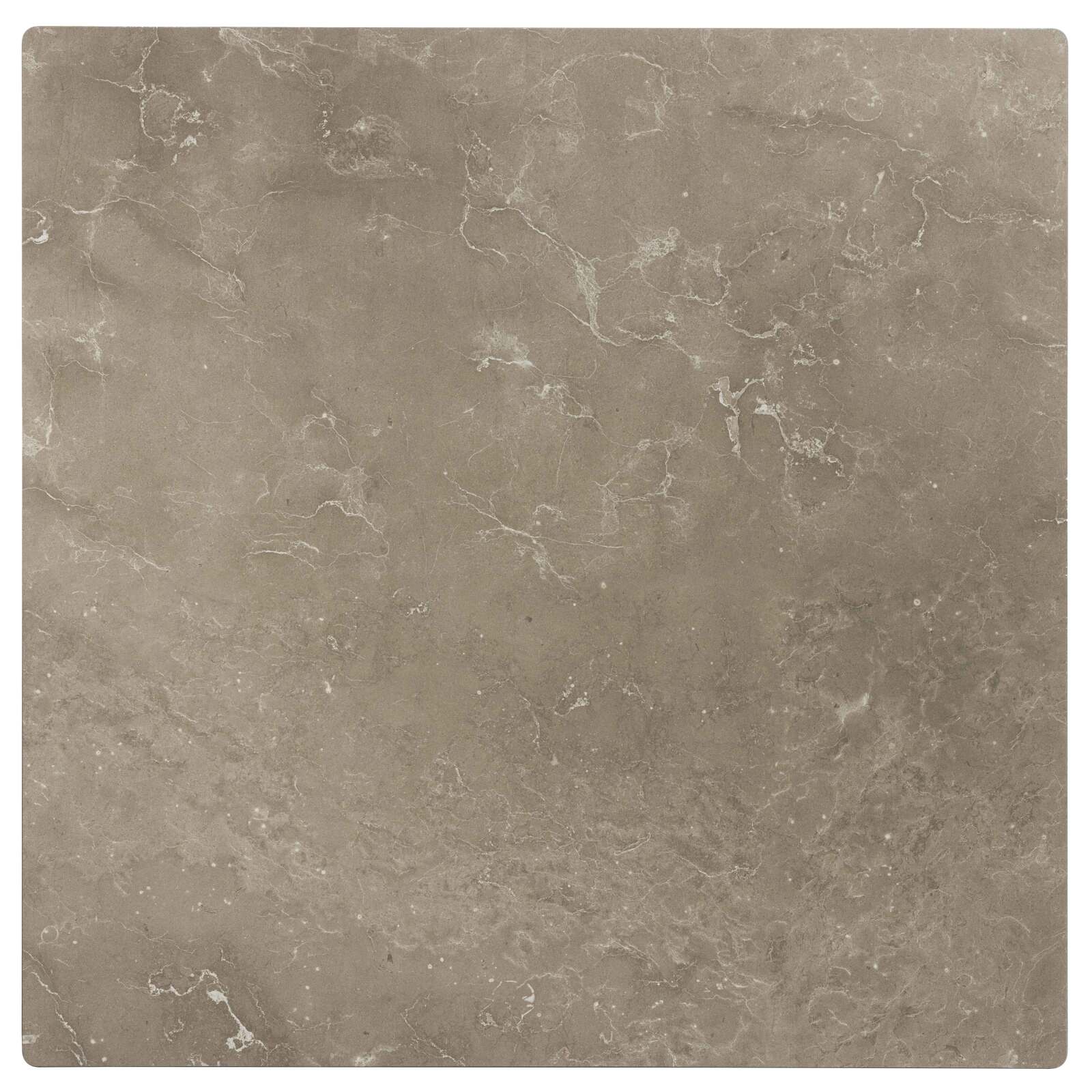 Quadratisches Tischplateau 60 x 60 cm aus HPL 