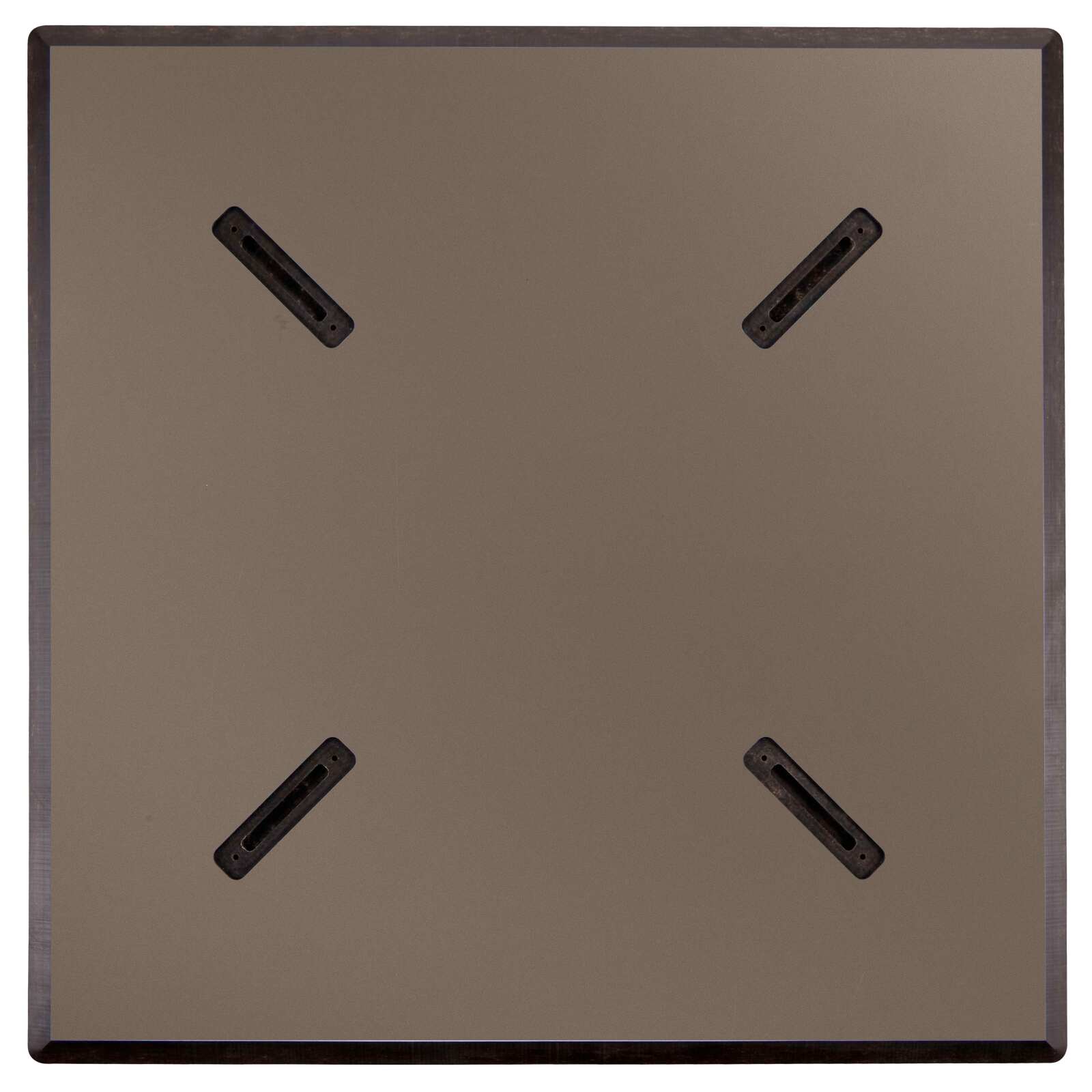 Quadratisches Tischplateau 60 x 60 cm aus HPL 