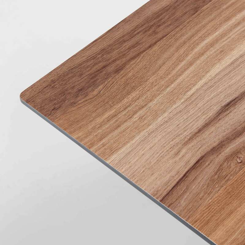 Quadratisches Tischplateau 60 x 60 cm aus HPL  (5/7)