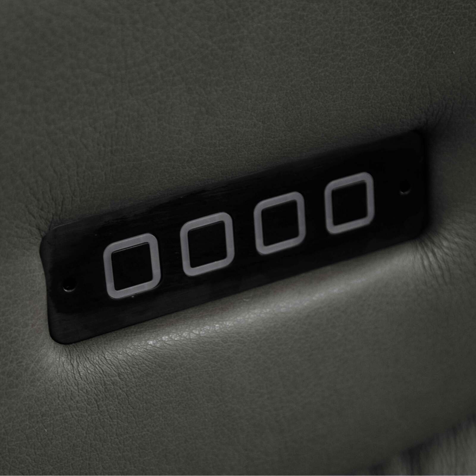 Elektrischer Relaxsessel aus Leder