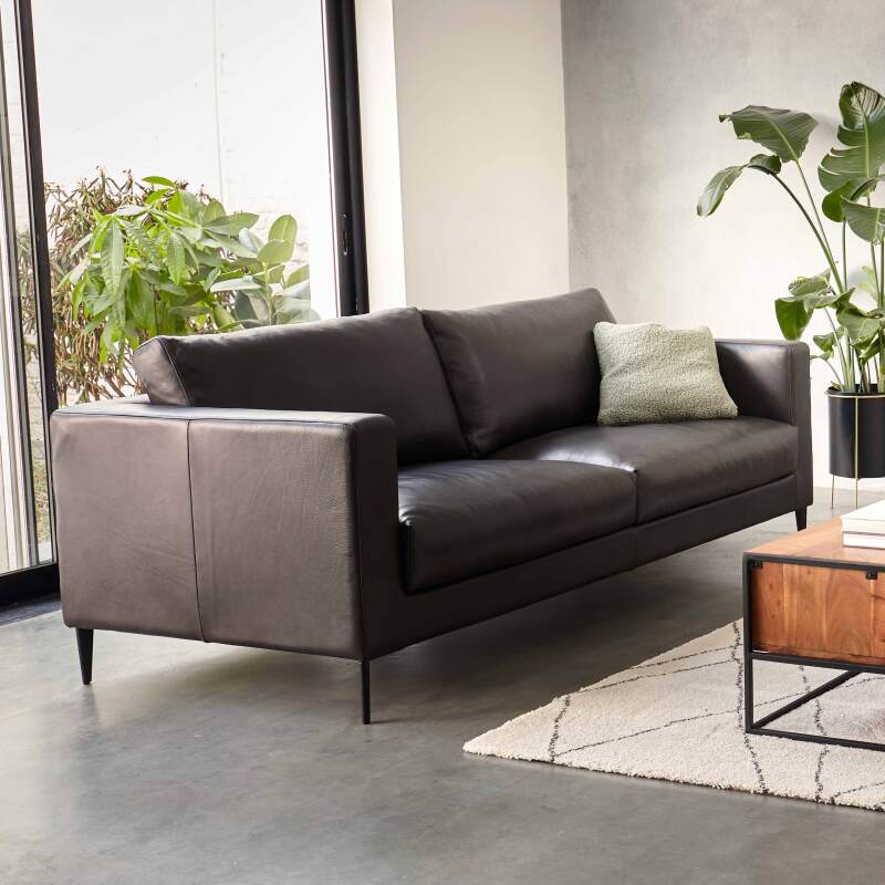 Dreisitzer-Ledersofa