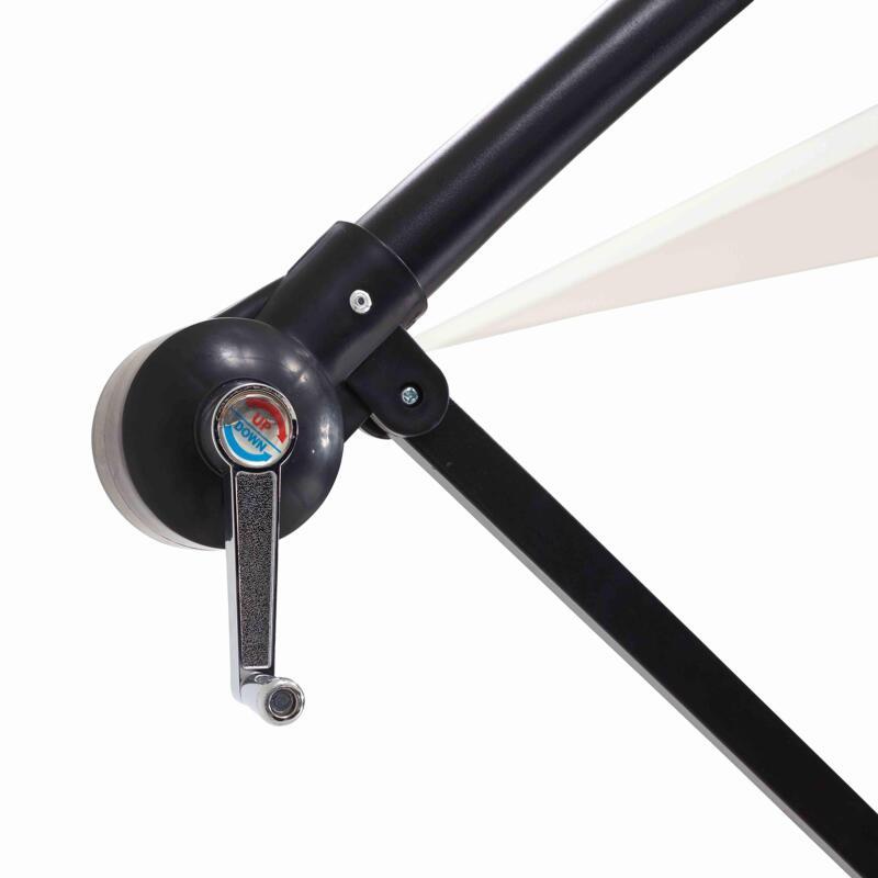 Versetzter neigbarer Quadratischer Sonnenschirm (3 x 3m) (5/7)