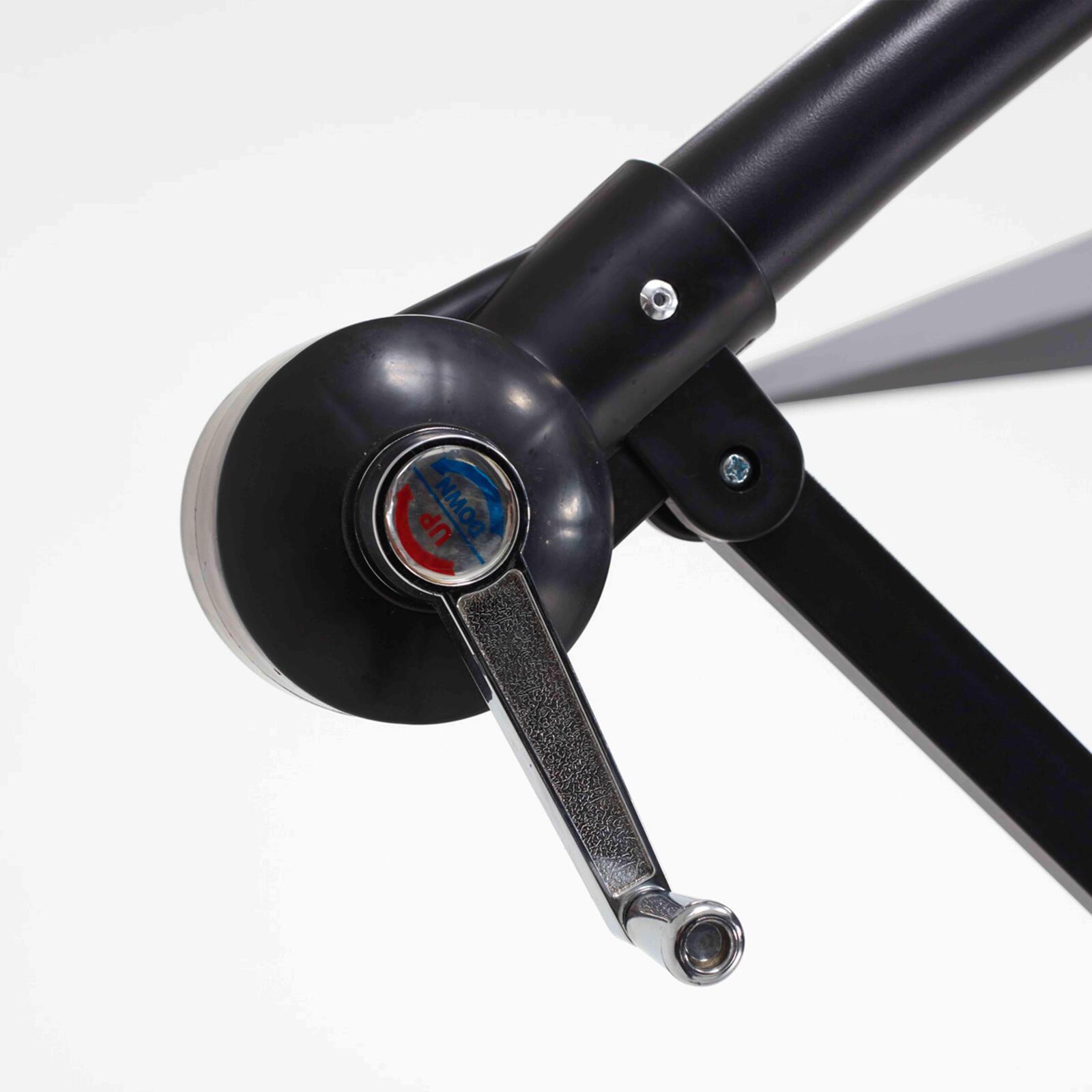 Versetzter neigbarer Quadratischer Sonnenschirm (3 x 3m)