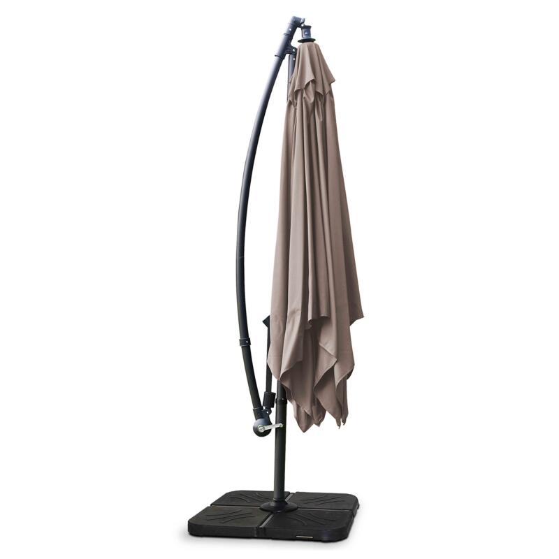 Versetzter neigbarer Quadratischer Sonnenschirm (3 x 3m) (3/7)