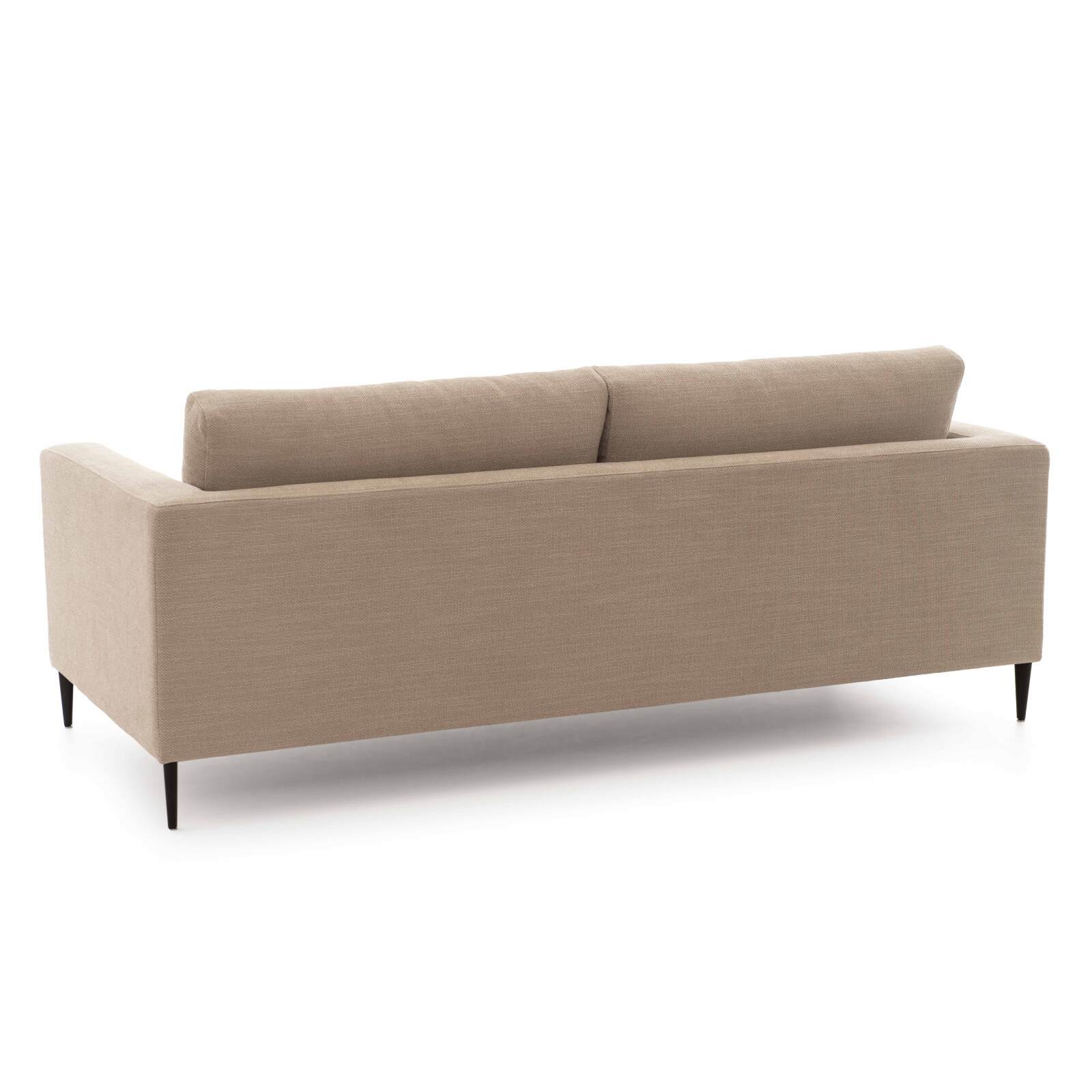 Dreisitzer-Sofa aus meliertem Stoff
