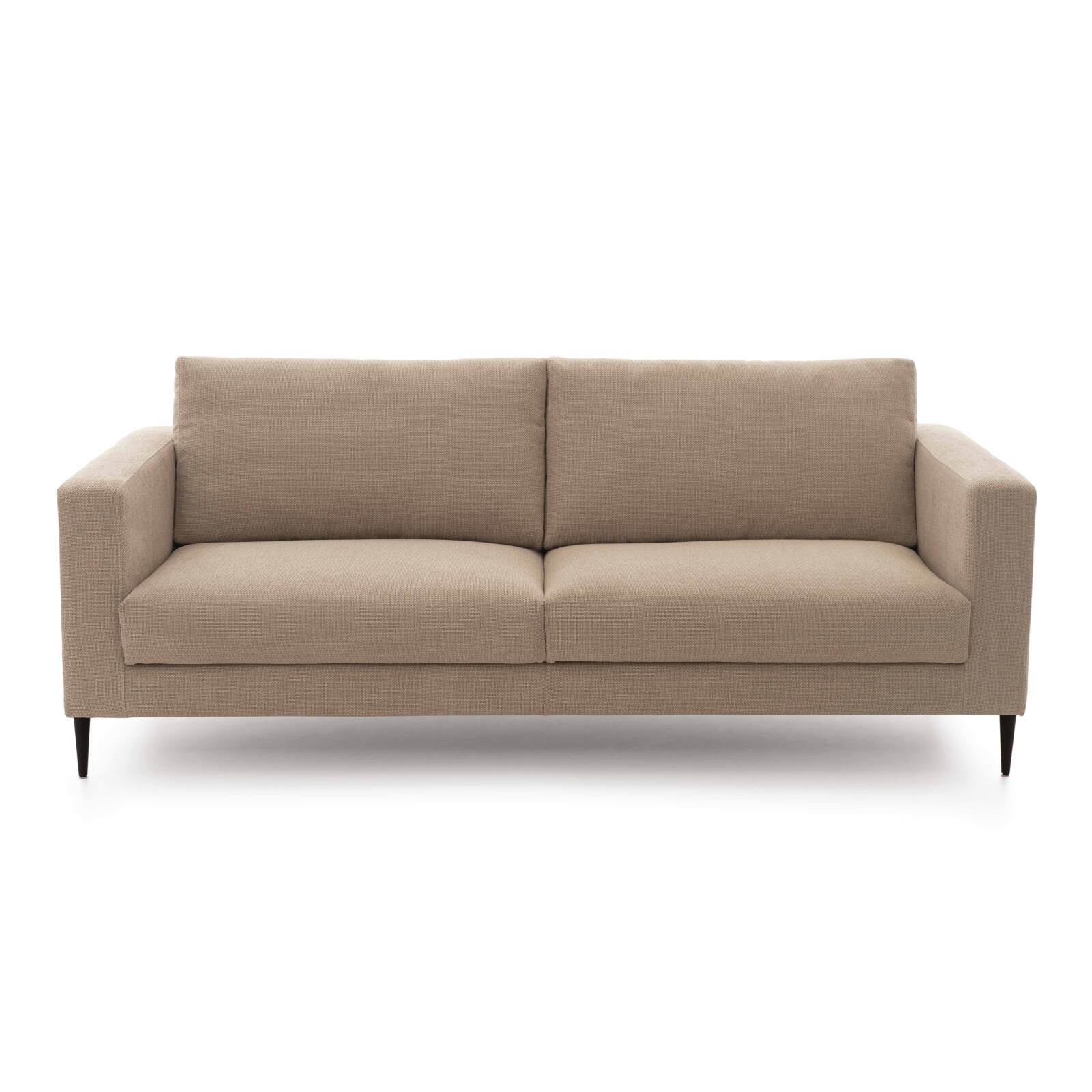 Dreisitzer-Sofa aus meliertem Stoff Dreisitzer-Sofa aus meliertem Stoff