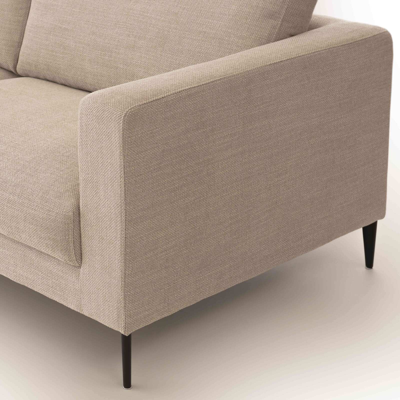 Dreisitzer-Sofa aus meliertem Stoff