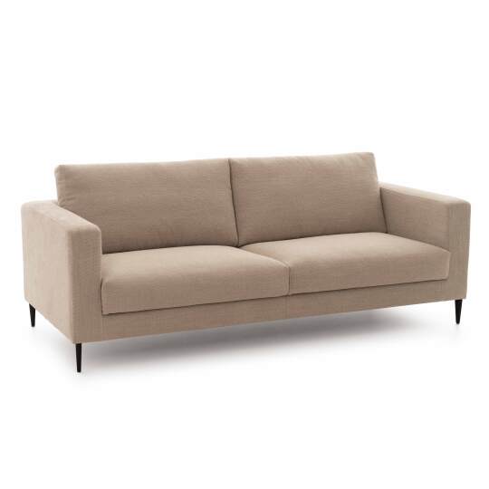 Dreisitzer-Sofa aus meliertem Stoff