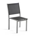 Rechteckiger Gartentisch 180 x 90 cm mit Glasplatte, 6 Stühlen und 2 Stühlen mit Armlehnen