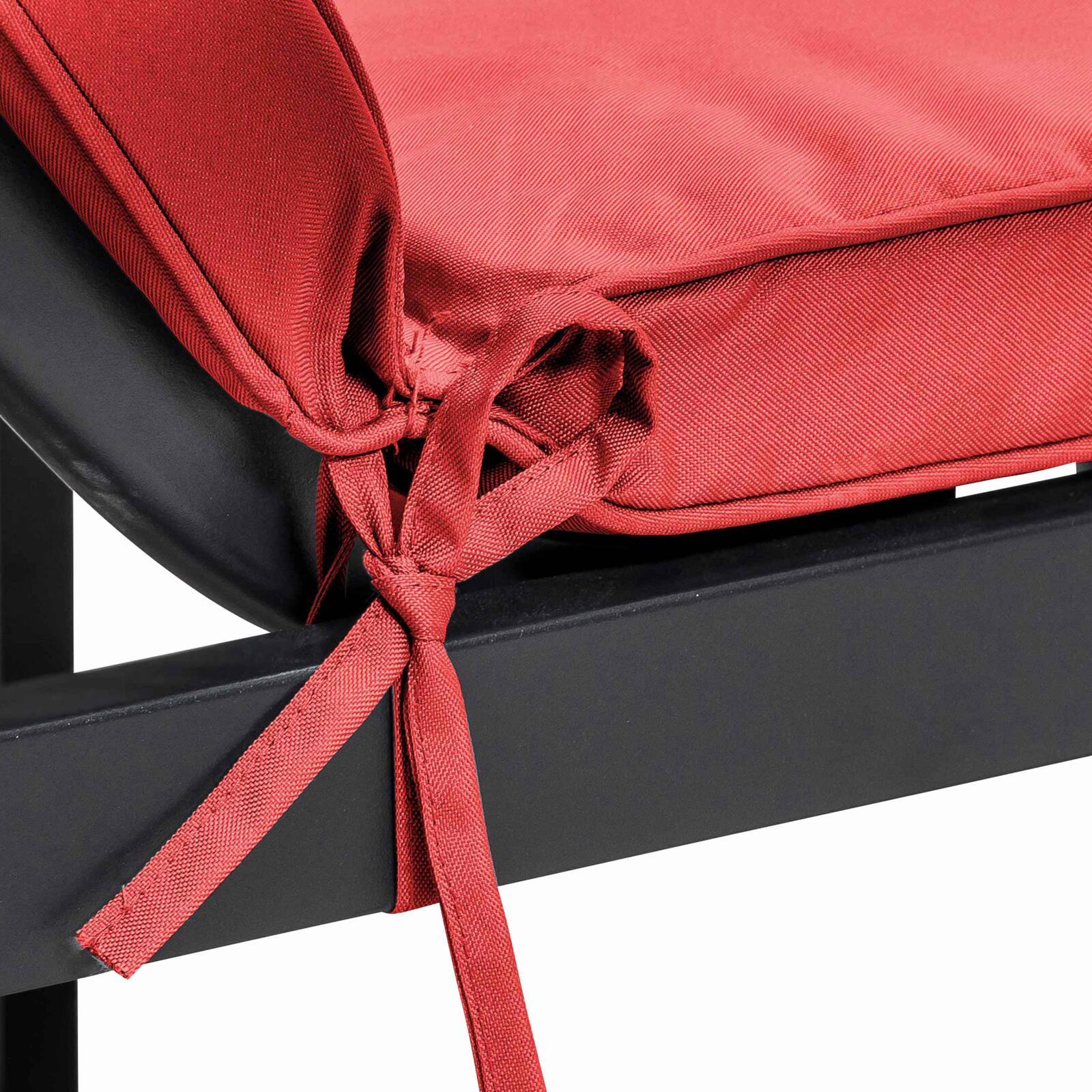 Einfarbige Sonnenliegenmatratze