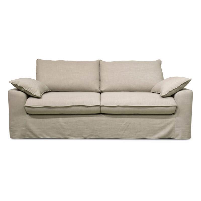 Dreisitzer-Sofa aus Leinen-Mischgewebe (2/5)