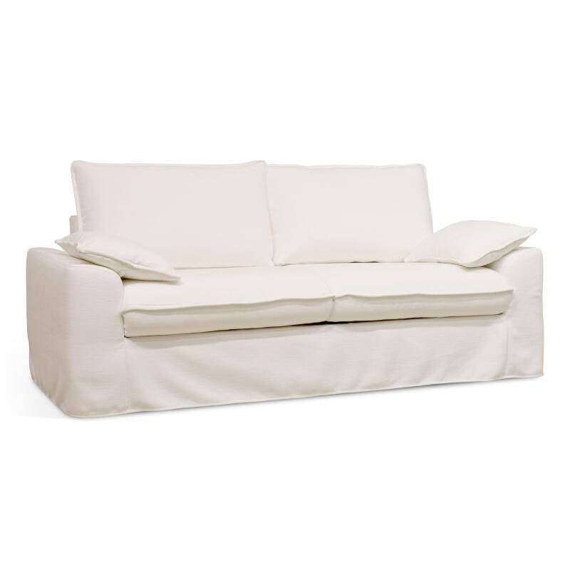 Dreisitzer-Sofa aus strukturiertem Stoff