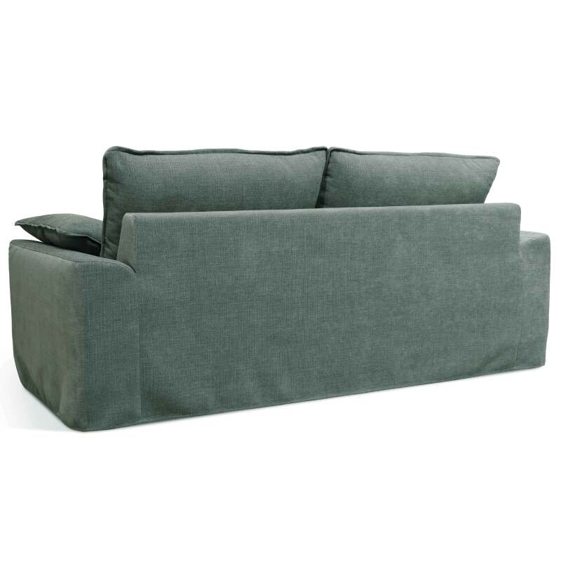 Dreisitzer-Sofa aus strukturiertem Stoff
