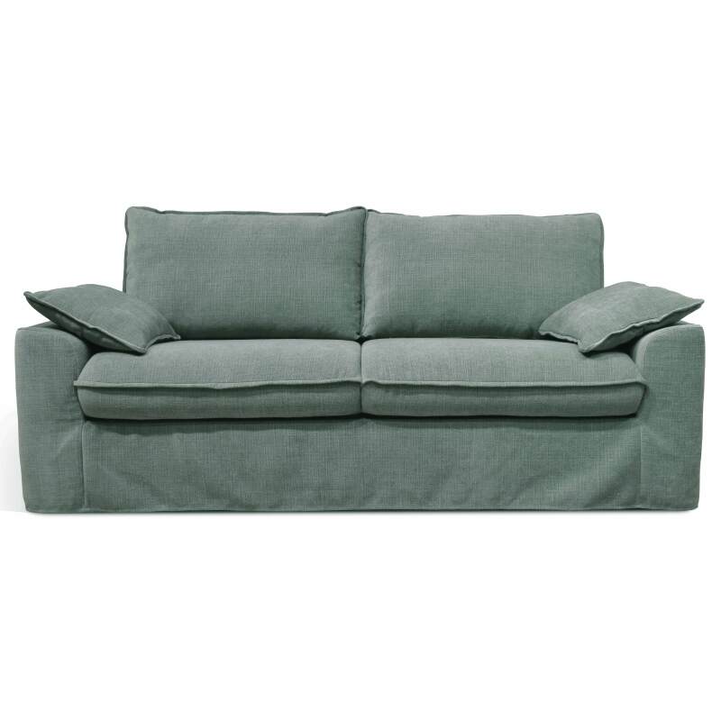 Dreisitzer-Sofa aus strukturiertem Stoff