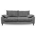 Dreisitzer-Sofa aus meliertem Stoff