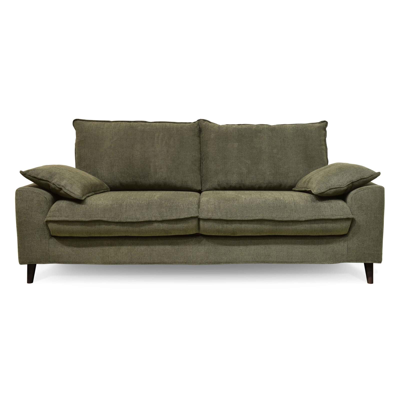 Dreisitzer-Sofa aus meliertem Stoff