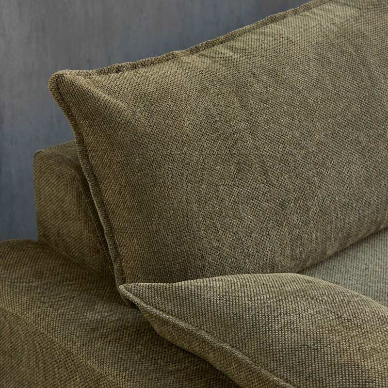 Dreisitzer-Sofa aus meliertem Stoff (5/6)