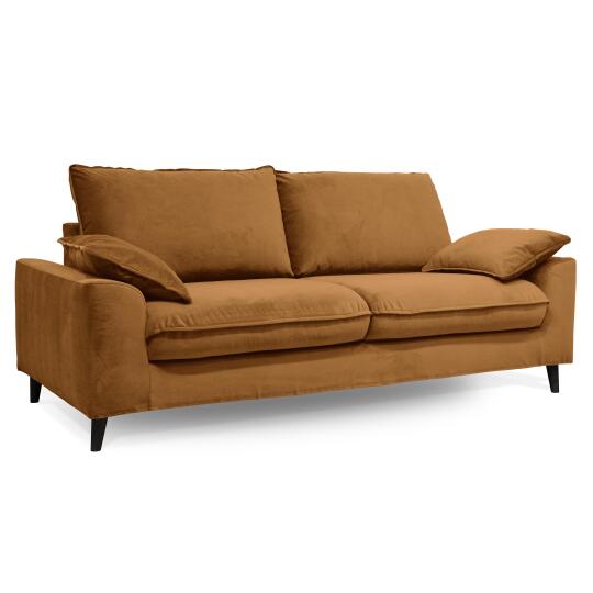 Dreisitzer-Sofa aus Samt