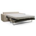 Umwandelbares Schlafsofa aus Leinen-Mischgewebe für 3 Personen