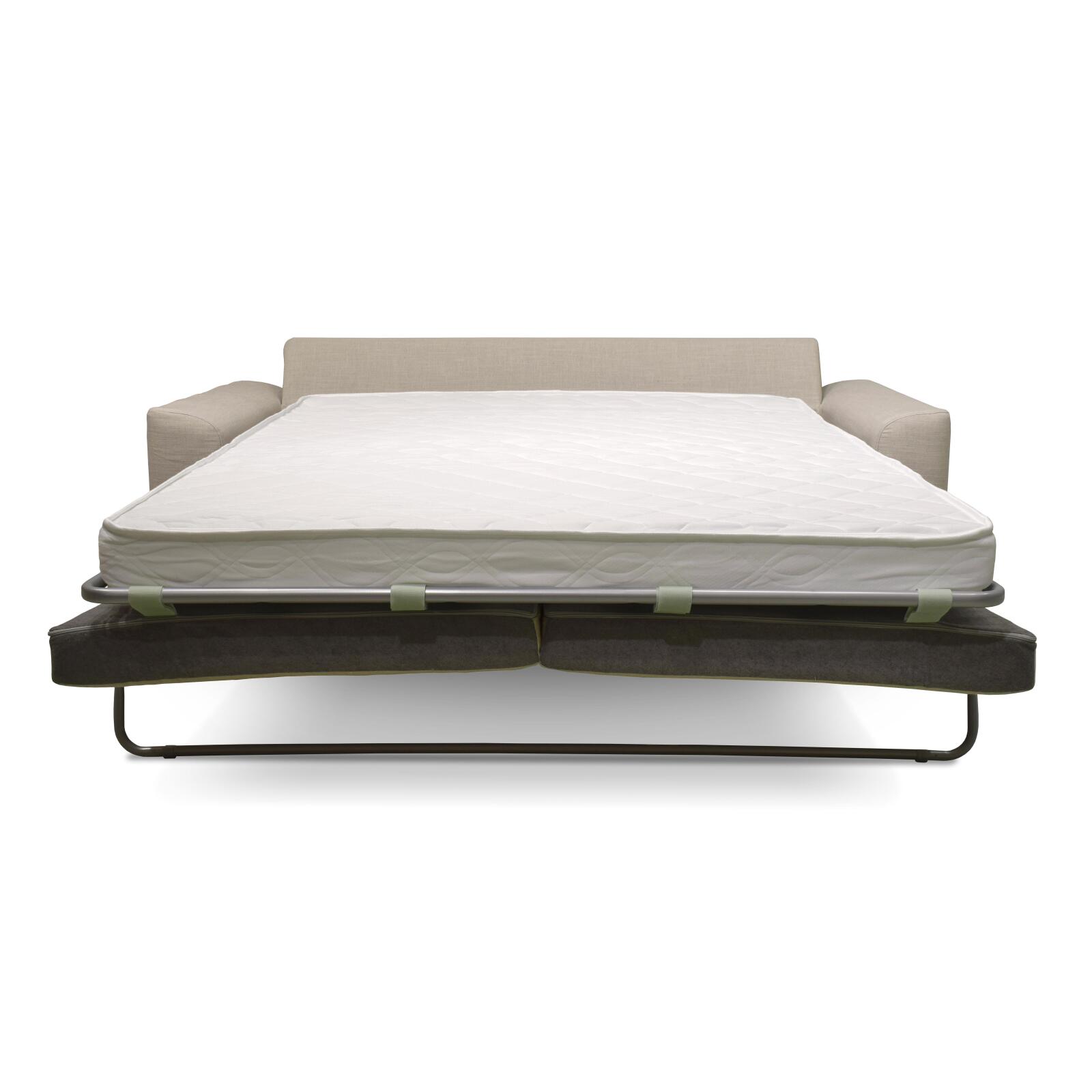 Umwandelbares Schlafsofa aus Leinen-Mischgewebe für 3 Personen