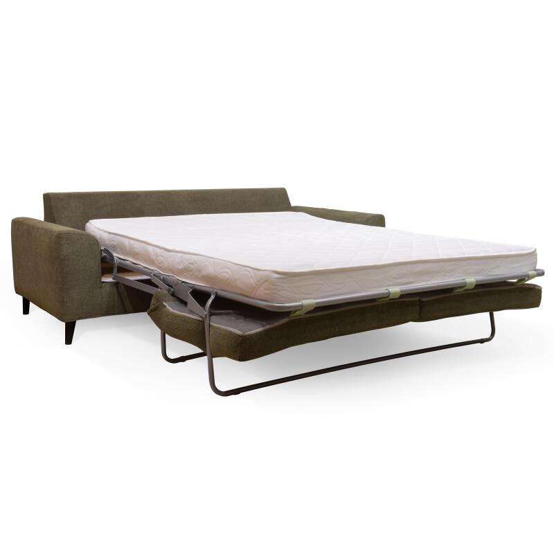 Schlafsofa aus meliertem Stoff für 3 Personen