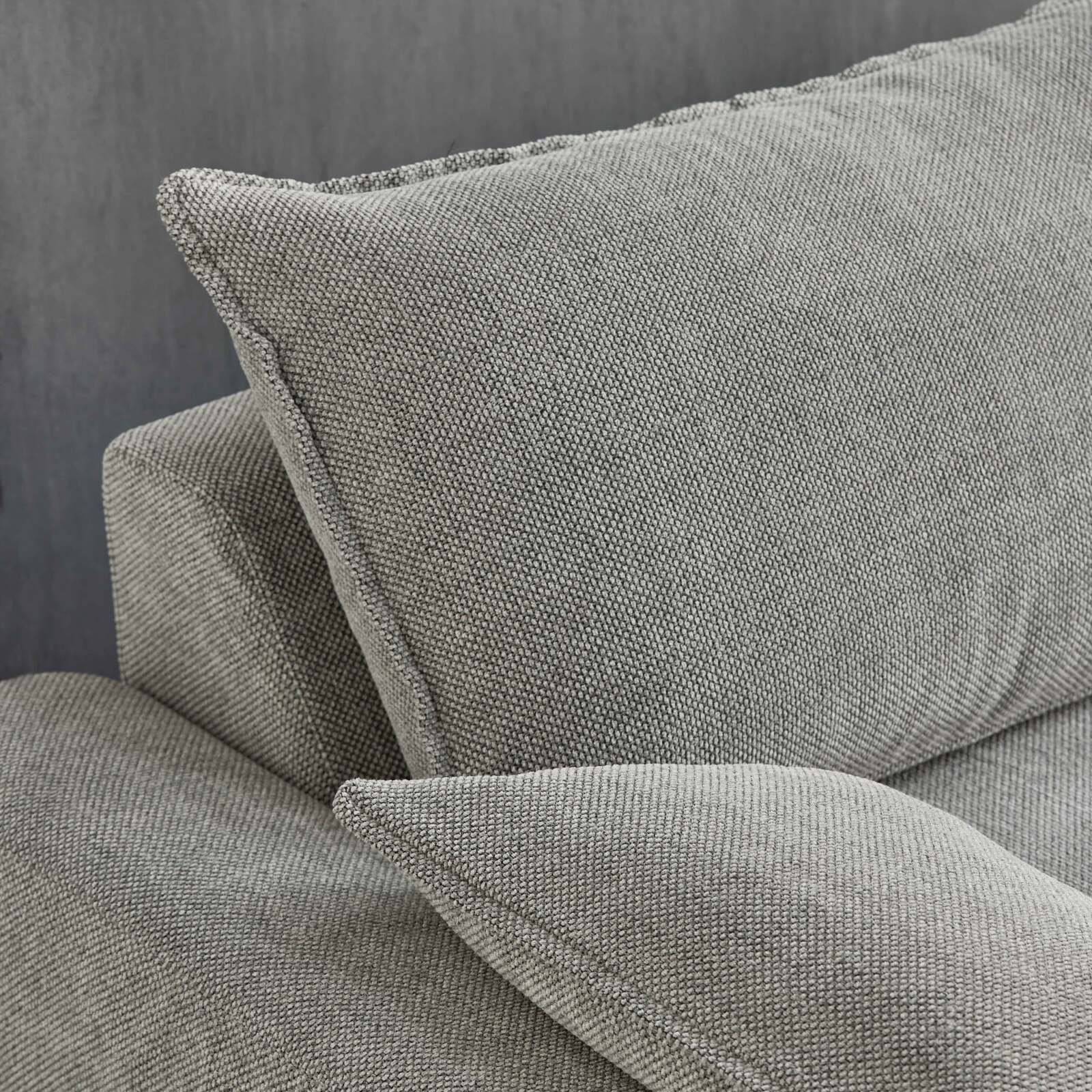 Schlafsofa aus meliertem Stoff für 3 Personen