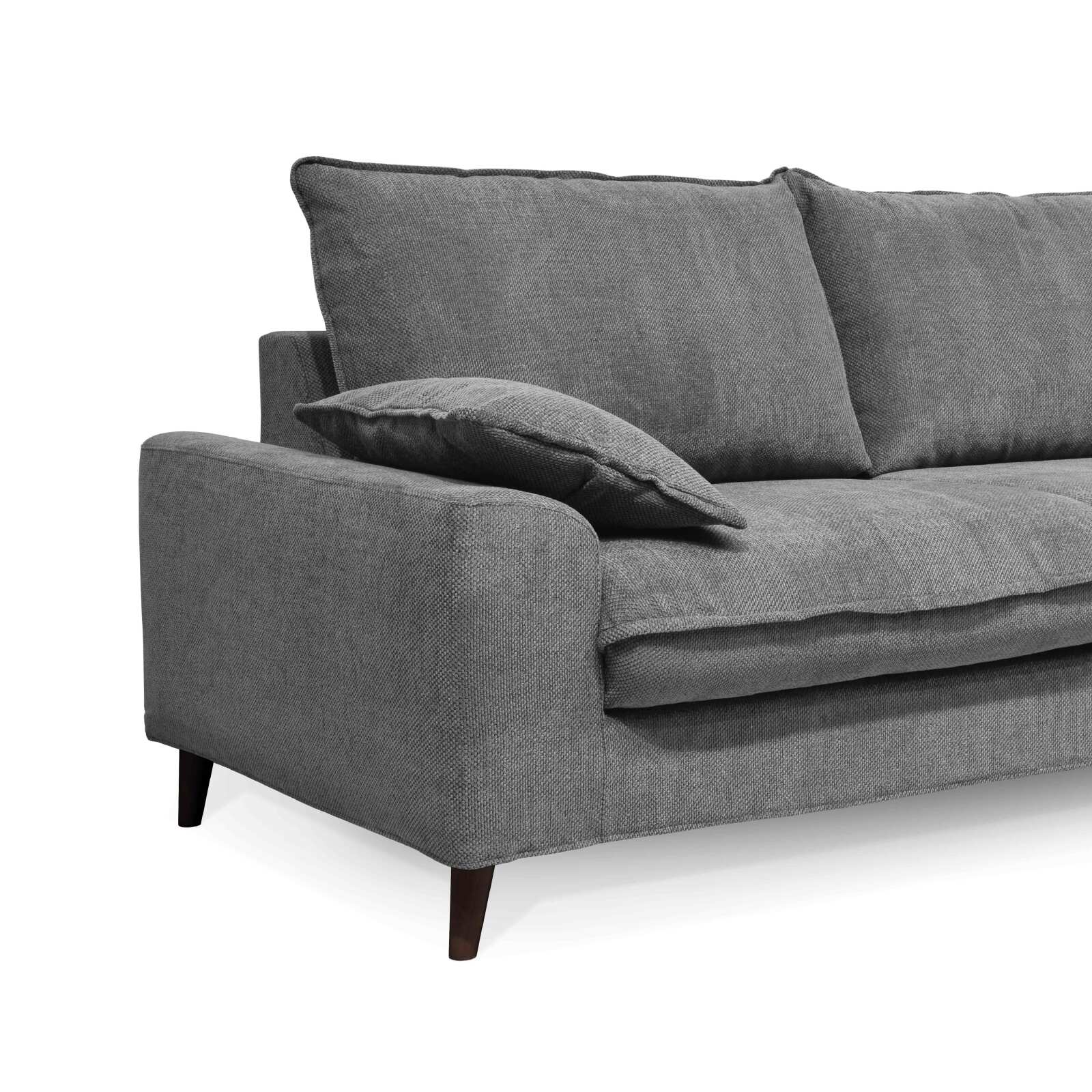 3-Sitzer-Sofabezug aus meliertem Stoff 3-Sitzer-Sofabezug aus meliertem Stoff