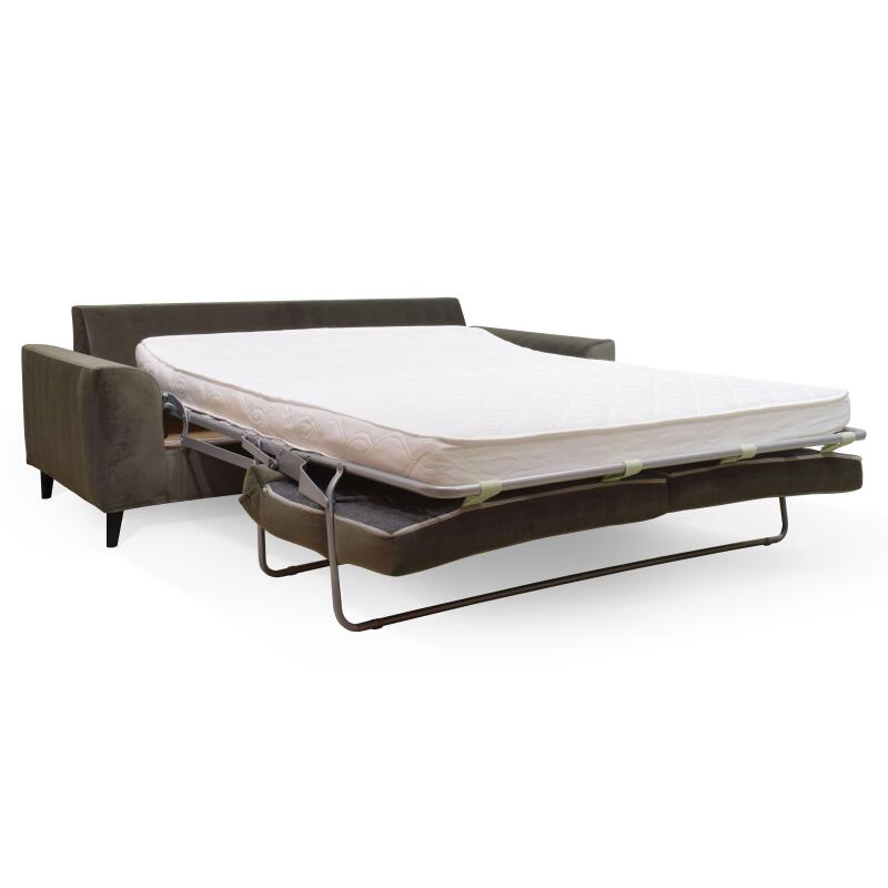 Velours-Sofabezug für 3-Sitzer-Schlafsofa (5/7)